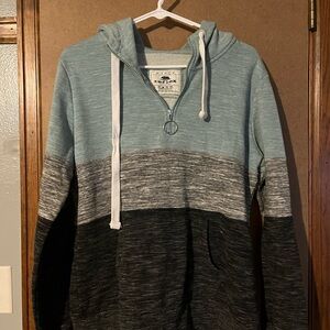 Reflex Women's Teal and Charcoal Zip-Up Hoodie